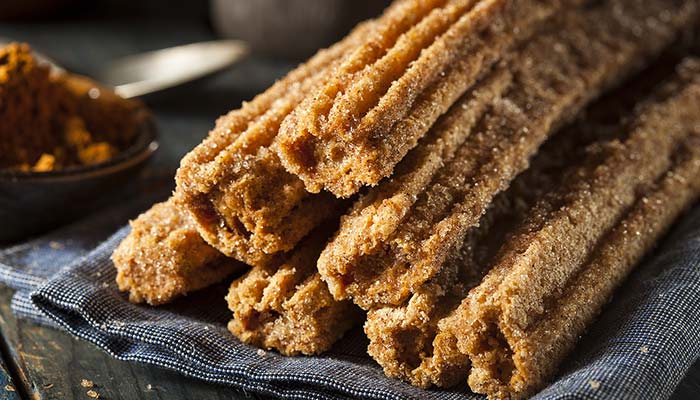 Dessert churros served at Cowboy Mac's Country Club Restaurant and Bar located in Green Bay, Wisconsin
