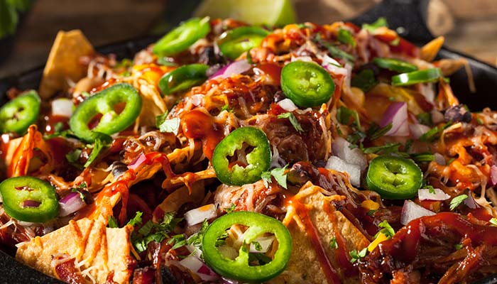 Nachos served at Cowboy Mac's Country Club Restaurant and Bar located in Green Bay, Wisconsin