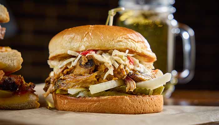 Sandwiches for $10 mondays only at Cowboy Mac's